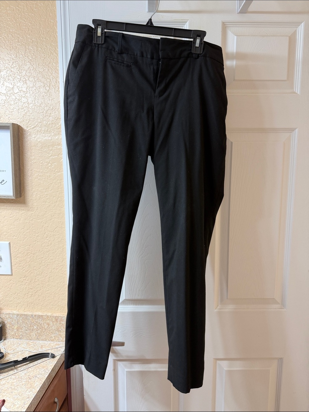Banana Republic Black Ankle Crop Dress Pants